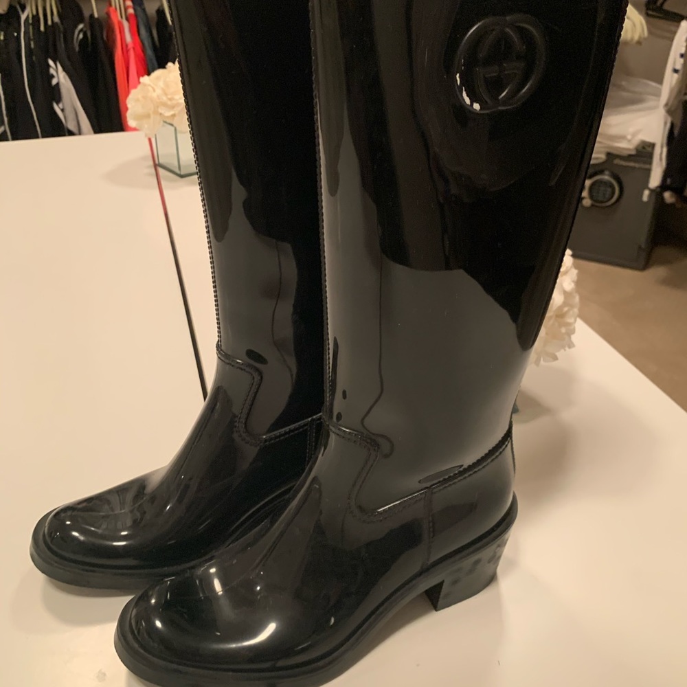 Gucci rain boot.